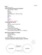 Week 1-3 Notes