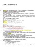Anatomy & Physiology w/ Dr. Benyo: Chapter 2: Week 2 