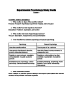Experimental Psychology