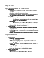 Chem 105 a Week 4 Notes