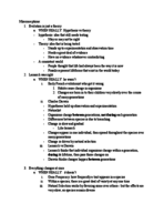Anthropology 200 Evolution Notes