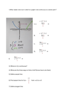 Calculus for life science exam 1 review