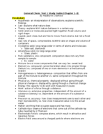 Study Guide: Test 1