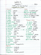 Spanish III - Capitulo 12 (first week of notes)