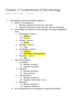 Micro 201 Chapter 1 Notes