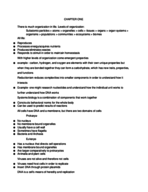 Study Guide for Exam 1