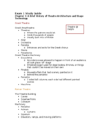 THEA TECH Study Guide Exam 1 CH. 3