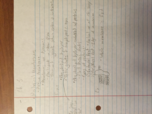 Biology 1110 week 3-5 notes