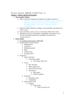 Study Guide Test One