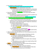 Biology 101 - Carbon