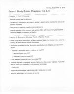 ECON 2100 Exam 1 Study Guide