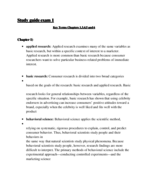 Study Guide for Midterm #1