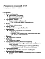 Sociology notes - Test 2 - Perspectives (9/19) 