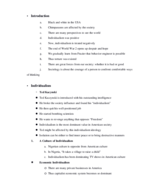 SOC 101 Study Guide for exam #1