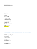 FI3300 Corporate Finance - Exam 1 Formulas