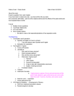 U.S. History Exam 1 Study Guide