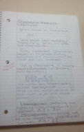 BIOL 321, Notes for the first 2 weeks