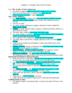 AST 2002 Chapter 1 Notes