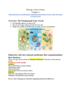 Biology Notes Chapter 4