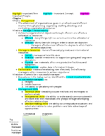 Management Week 4 Notes
