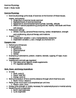 Exam 1 Study Guide