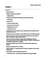 Mass Com 101 Notes