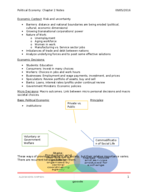 Chapter 2 Notes Political Economy 30003