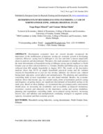 ELEMENTS OF ECONOMICS