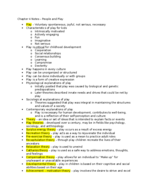 Intro to Recreation Chapter 4 notes