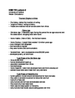 HSB 115 lecture 2 notes