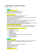 CHAPTERS 1-6 STUDYGUIDE