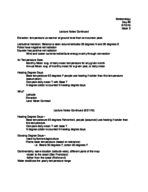 Meteorology Week 5 Class Notes