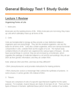 Study Guide to Review for Test 1