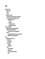 BISC104 Week 3 notes