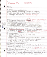 PSYCH. Ch. 5, Handwritten notes