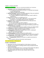 Personality Psychology week 3 notes