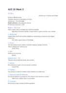 Week 0 (Overview)