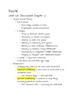 Human Development Week Three Notes