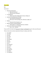 Intermediate Spanish 2 Study Guide 1