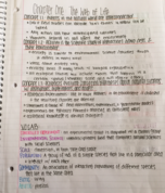 Ecology week one notes