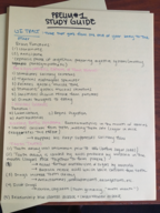 NS1150 Prelim #1 Study Guide