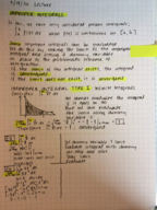 Math 129 Week 5 Notes