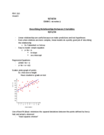 PSYC 210 Week 5 Notes: Linear Relationships
