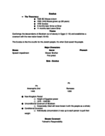 Old Testament Notes week 6