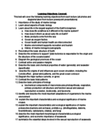 Marine Bio Midterm Study Guide 1