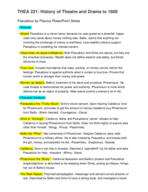 THEA 221, Week 5 PowerPoint Notes