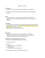 Intro to Architecture 141, Week 4 notes