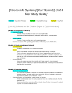 Intro to Info System Unit 3