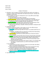 MGMT 3080 Prof Puranik Week 5 Notes