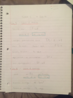PHYS 2010 - Study Guide Exam 2